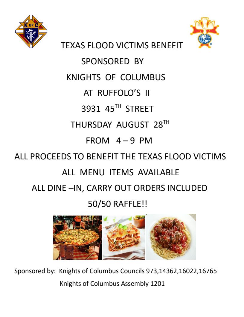 Texas Flood Victims Benefit
