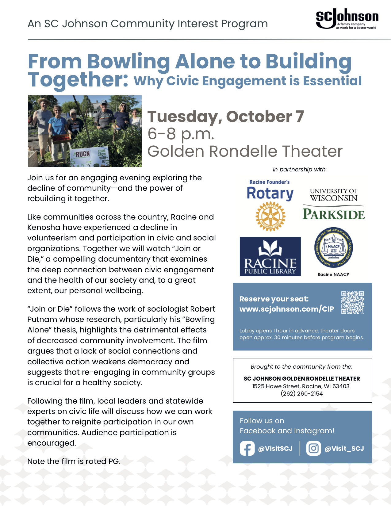 Bowling Together Oct 7