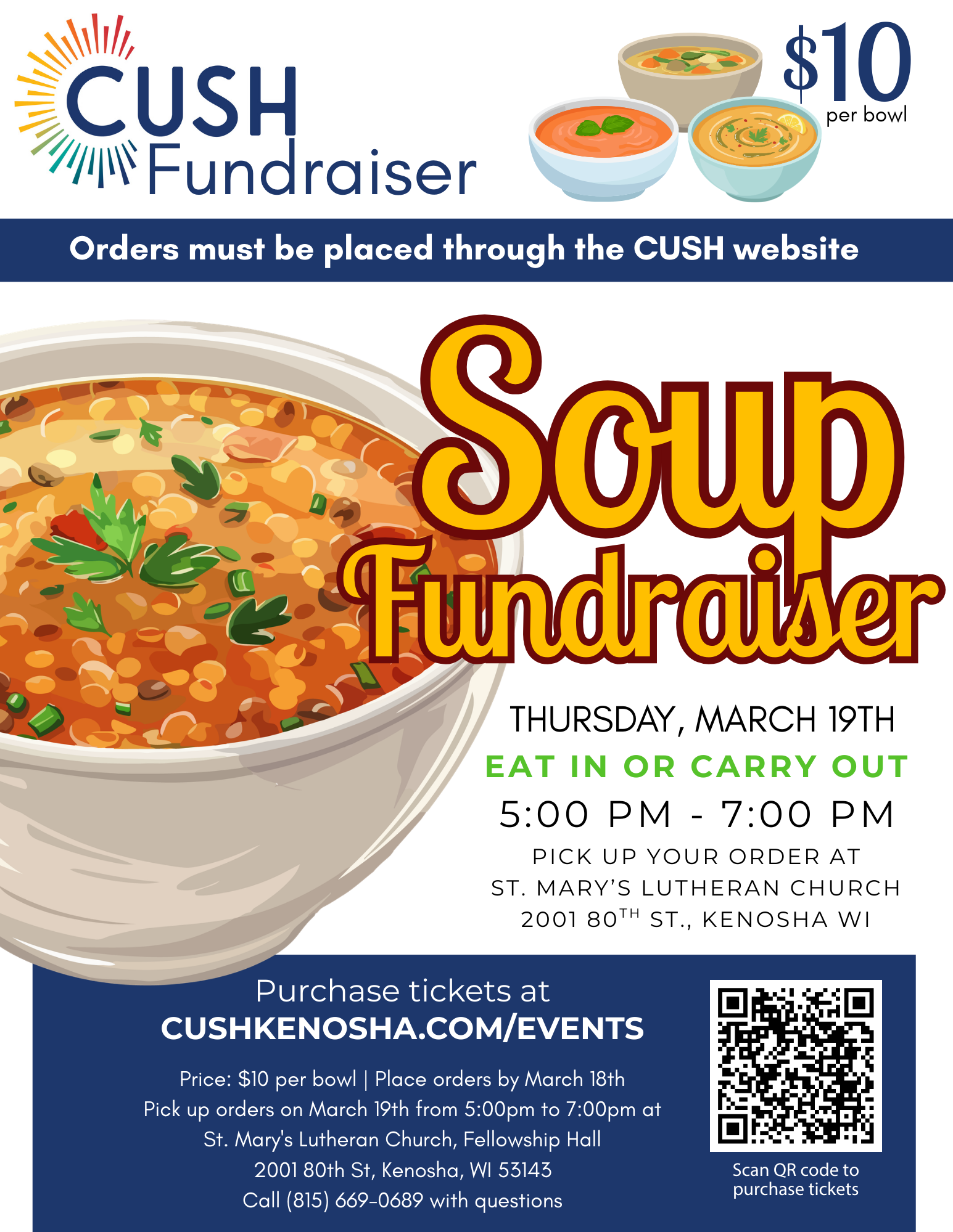 Soup Fundraiser Cush